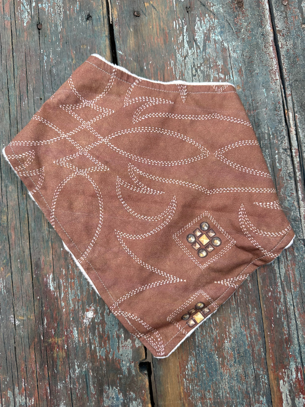 Western baby drool bandana