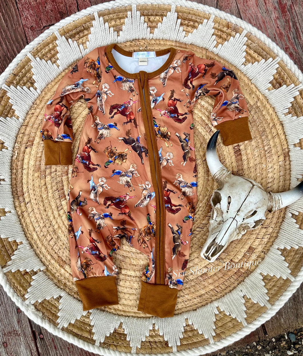 Bronc rider baby sleeper