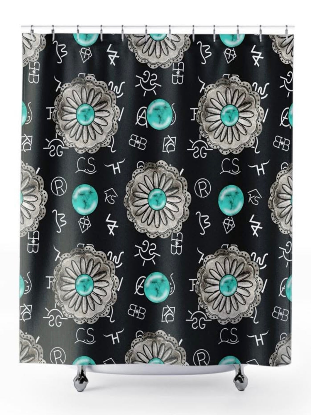 Concho brand shower curtain