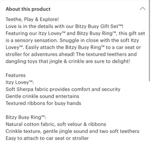 Busy baby farm gift set
