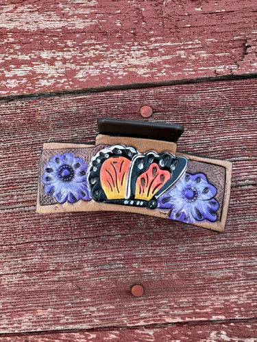 Butterfly claw hair clip