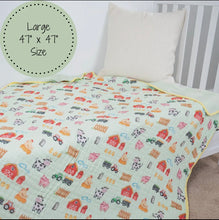Load image into Gallery viewer, Little farmer baby/toddler muslin blanket