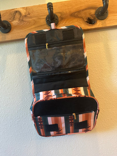 Rustic Aztec travel toiletry bag