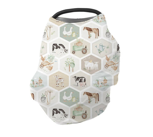 Farm animal car seat cover multi use