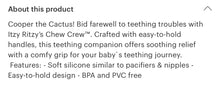 Load image into Gallery viewer, Cactus baby teether