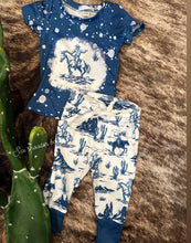 Load image into Gallery viewer, Western blue baby set