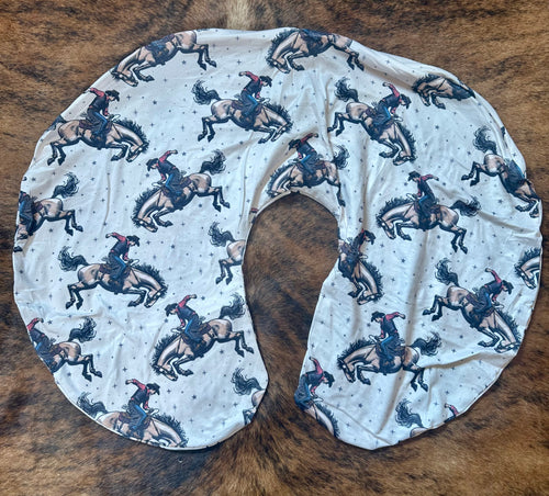 Wild ride baby boppy pillow cover