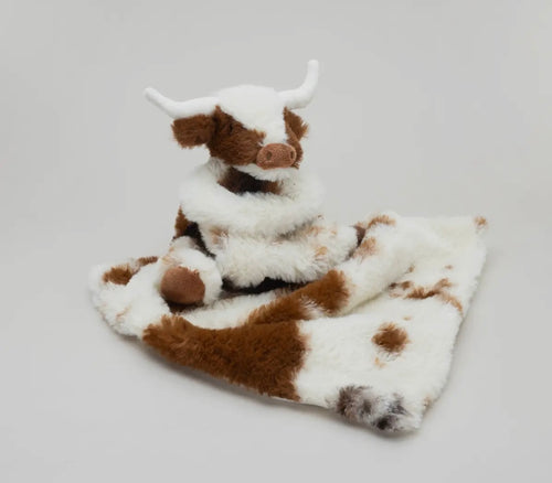 Longhorn baby soother lovey