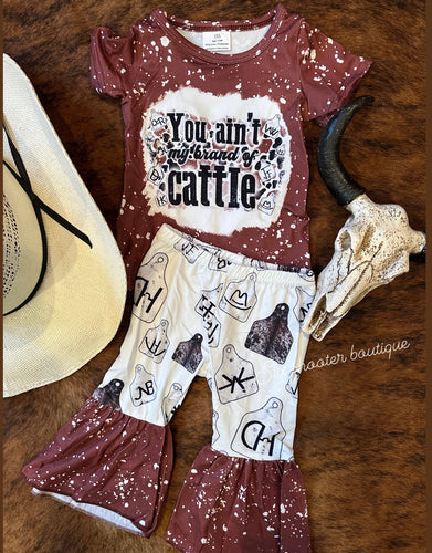 You ain’t my brand of cattle bell set