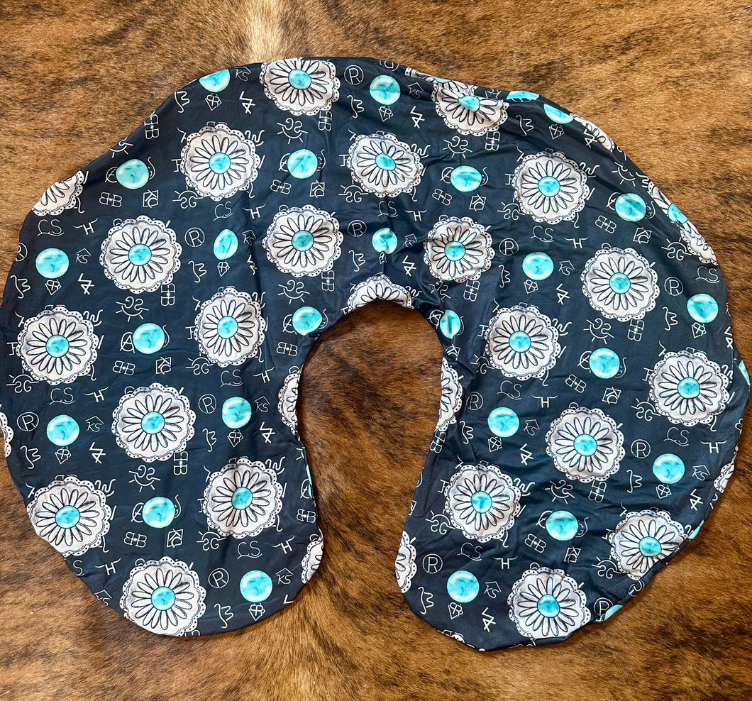 Concho brand baby boppy pillow cover
