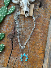 Load image into Gallery viewer, Squash blossom natural stone necklace