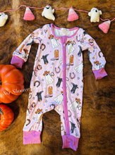 Load image into Gallery viewer, Purple ghost Halloween sleeper