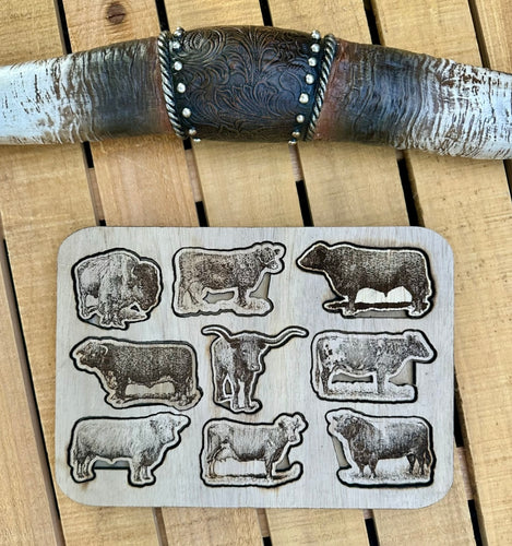 Cow kids puzzle