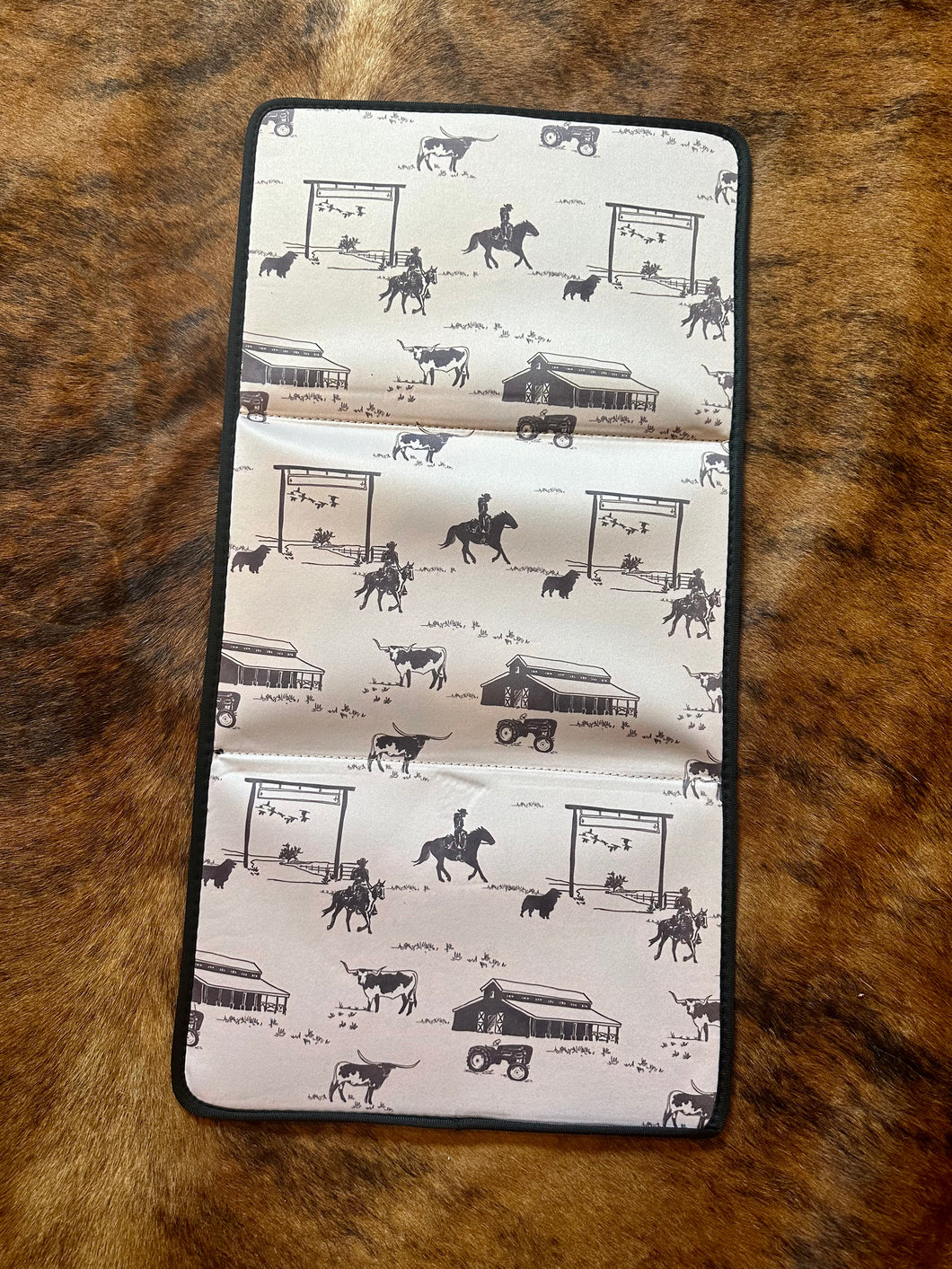 Western life on the go baby changing pad