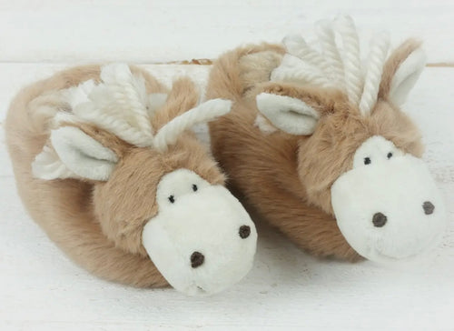 Horse baby slippers