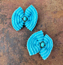 Load image into Gallery viewer, Turquoise baby piggy hair clips