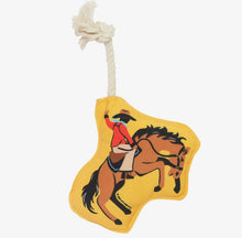 Load image into Gallery viewer, Bronc rider dog toy