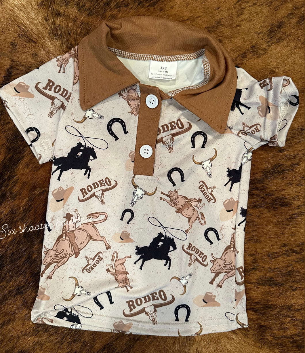 Rodeo baby polo tee