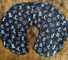 Load image into Gallery viewer, Black brands baby pillow cover