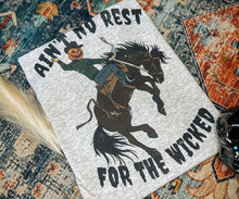 Load image into Gallery viewer, Ain’t no rest for the wicked tee (sale)