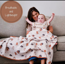 Load image into Gallery viewer, Life is better in boots baby/ toddler muslin blanket