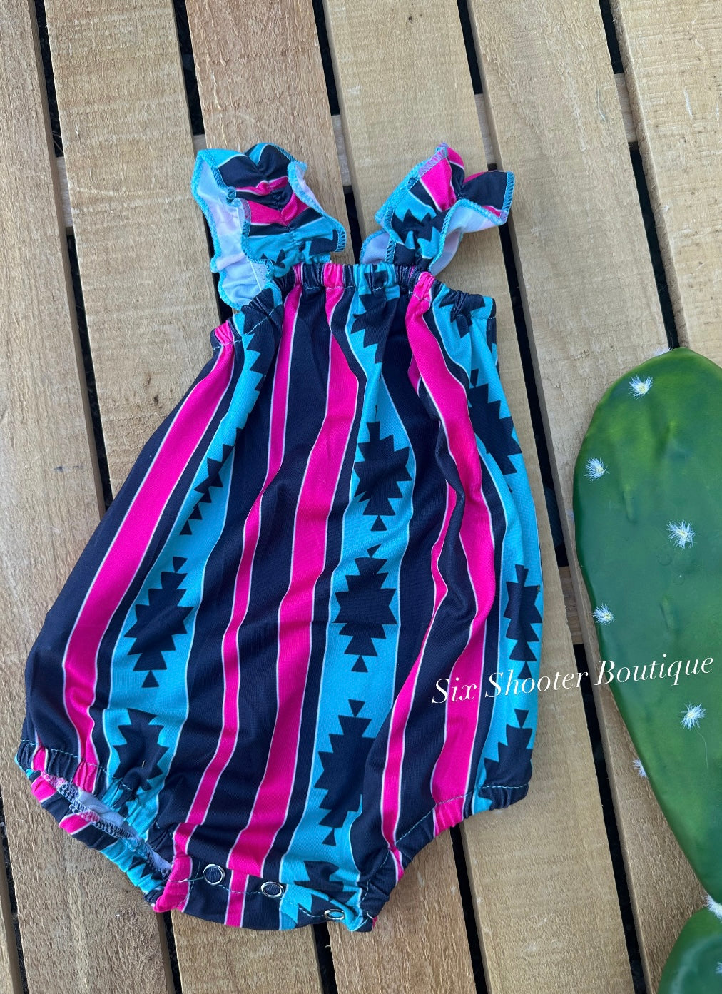 Aztec bubble baby romper (sale)