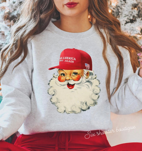 Vintage trump Santa crewneck sweatshirt (sale)