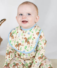 Load image into Gallery viewer, Saddle up cowboy bib set