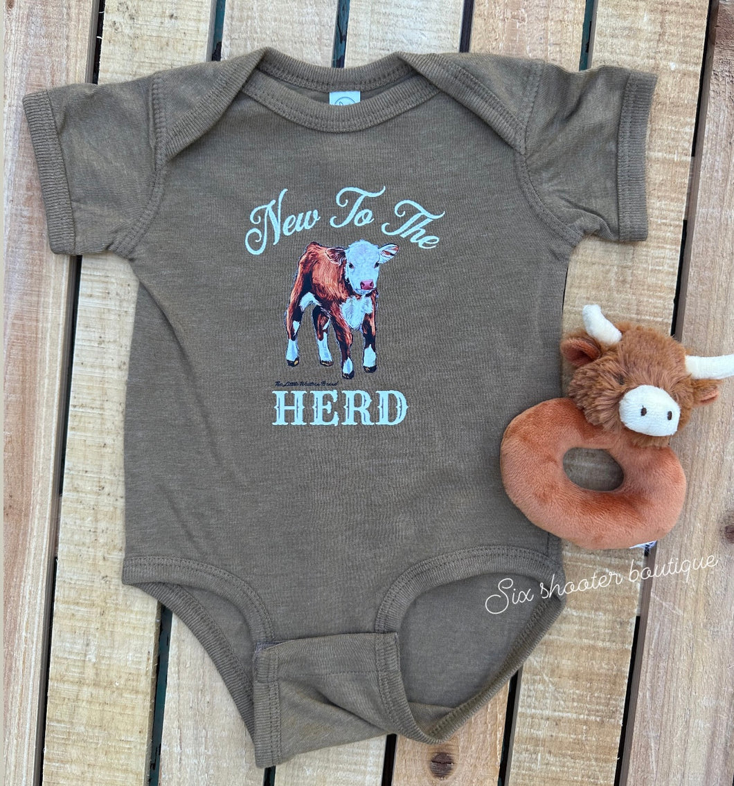 New to the herd onesie