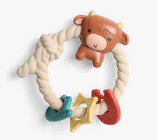 Load image into Gallery viewer, Highlander cow silicone teether rattle
