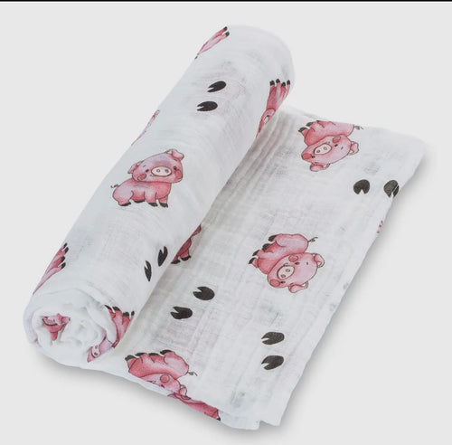 Oink oink baby swaddle blanket
