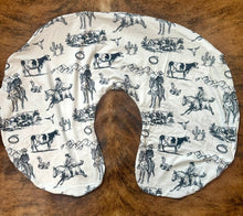 Load image into Gallery viewer, White western life baby pillow cover