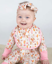 Load image into Gallery viewer, Saddle up cowgirl baby bib set
