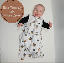 Load image into Gallery viewer, Life is better in boots cotton organic sleep sack