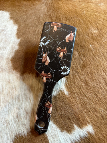 Cowgirl life hair brush