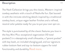 Load image into Gallery viewer, Mini Nash plus baby diaper bag/ backpack