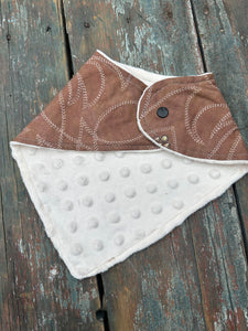 Western baby drool bandana