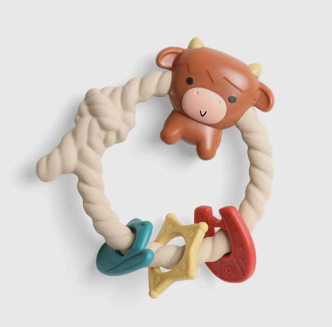 Highlander baby rattle teether