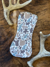 Load image into Gallery viewer, Camo antlers baby burp cloth