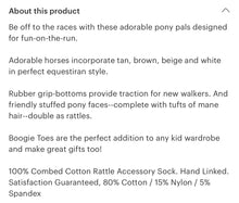 Load image into Gallery viewer, Boogie toes kids horse socks