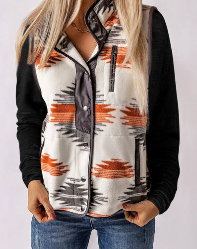 Aztec fleece vest (sale)
