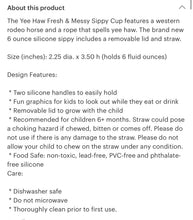 Load image into Gallery viewer, Yeehaw kids sippy cup