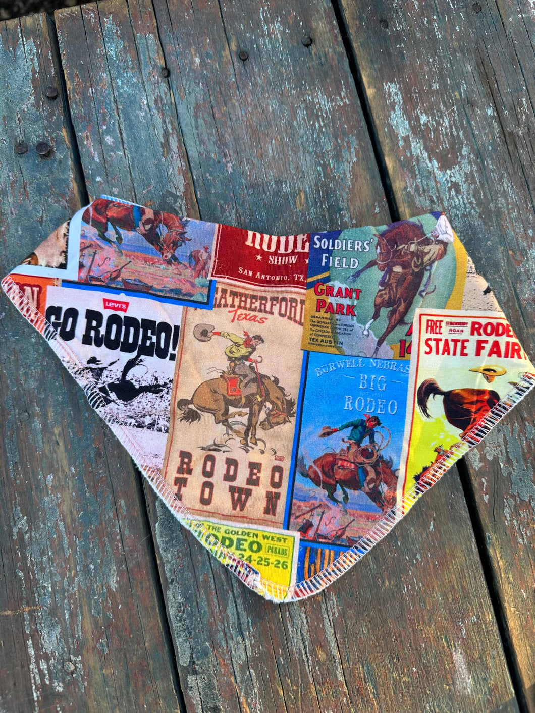 Rodeo baby drool bandanna