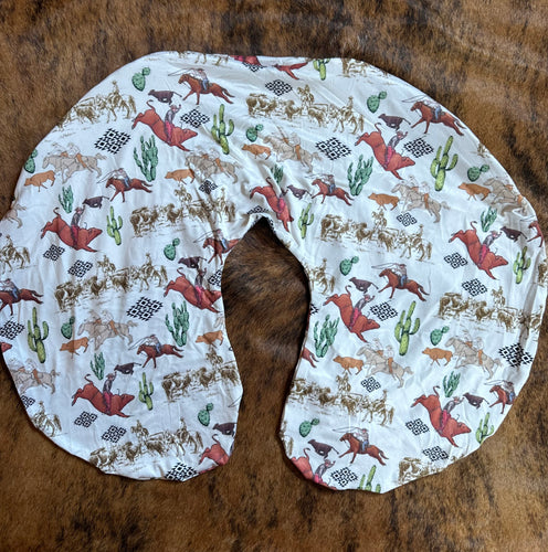 Ride em cowboy baby boppy pillow cover