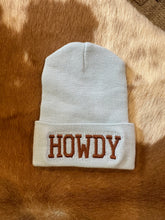 Load image into Gallery viewer, Blue howdy baby hat