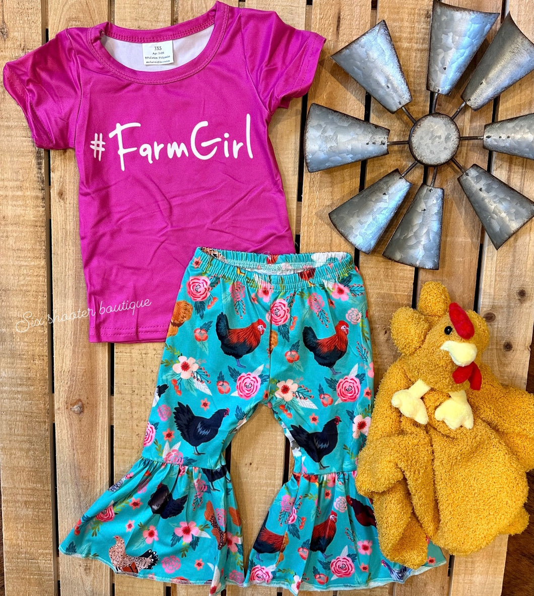 # farm girl bell set