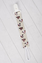 Load image into Gallery viewer, Cow baby pacifier clip