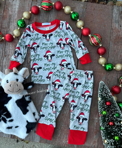 Mooey Christmas pj set (sale)