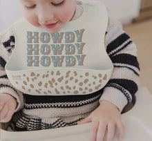 Load image into Gallery viewer, No drip silicone howdy bib