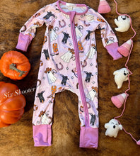 Load image into Gallery viewer, Purple ghost Halloween sleeper